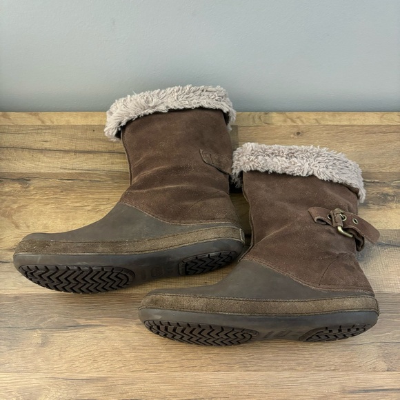 Crocs Berryessa Buckle Waterproof Insulated Winter Snow Boots Women’s - Picture 10 of 12